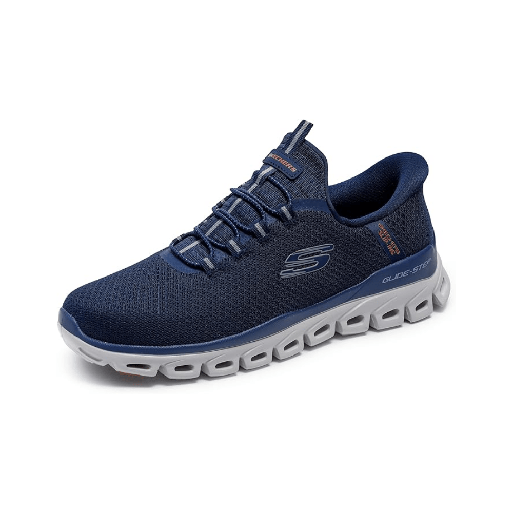 Skechers Men's Glide - Step Noxus Hands Free Slip - in Sneaker, Navy 3
