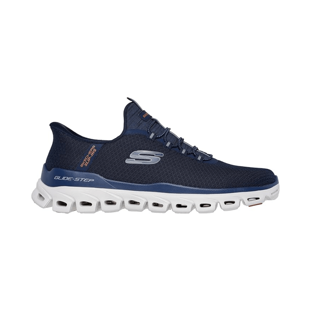 Skechers Men's Glide - Step Noxus Hands Free Slip - in Sneaker, Navy 1