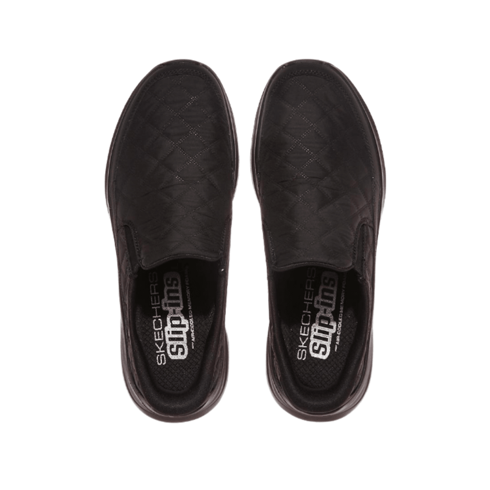 Skechers Men's Hands Free Slip-ins Contour Foam - Cozy Fit Nordain - Black 7