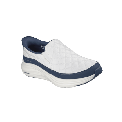 Skechers Men's Hands Free Slip-ins: Contour Foam - Nordain - White/Navy 2