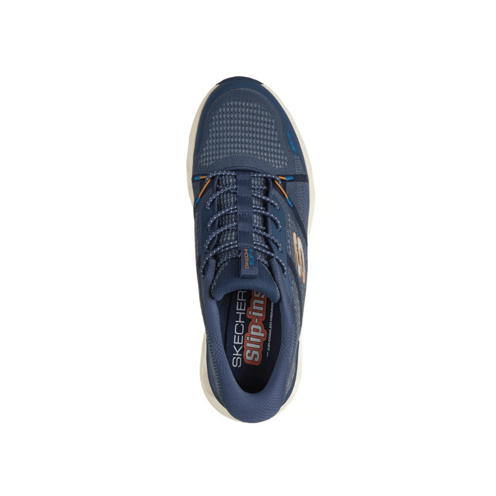 Skechers Men's Slip-ins Glide-Step Altus Aphtur Shoes - Navy/Orange 5