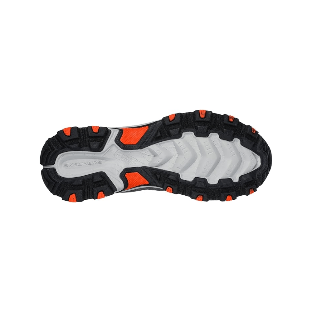Skechers Men's Stamina AT Upper Stitch Breathable Leather Sneaker Grey 6