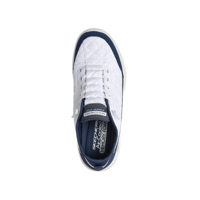 Skechers Men's Summits Contour Foam - Cozy Fit - White/Navy 5