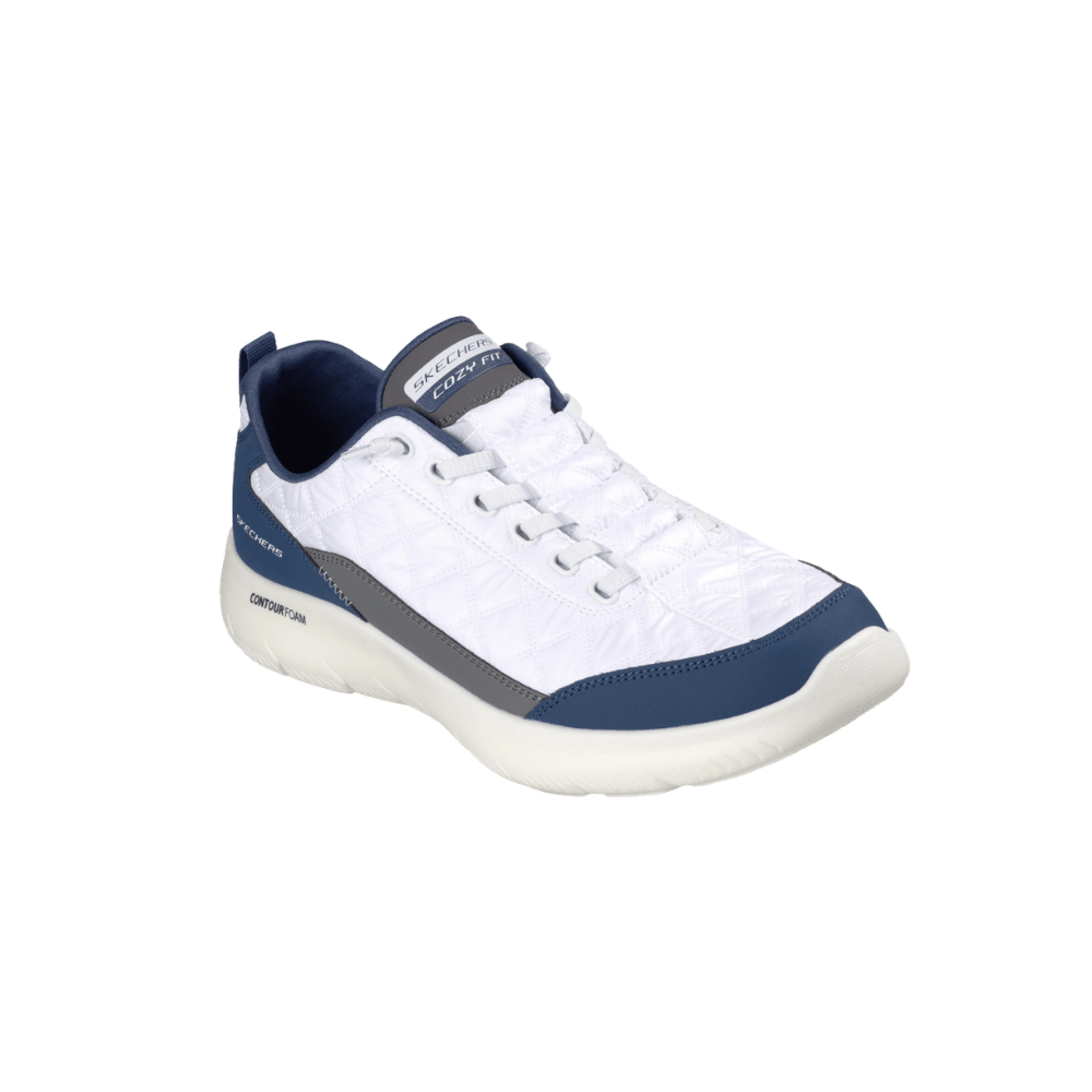 Skechers Men's Summits Contour Foam - Cozy Fit - White/Navy 2