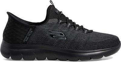Skechers Men's Summits Key Pace Hands Free Slip - in Loafer, Black/Black 2