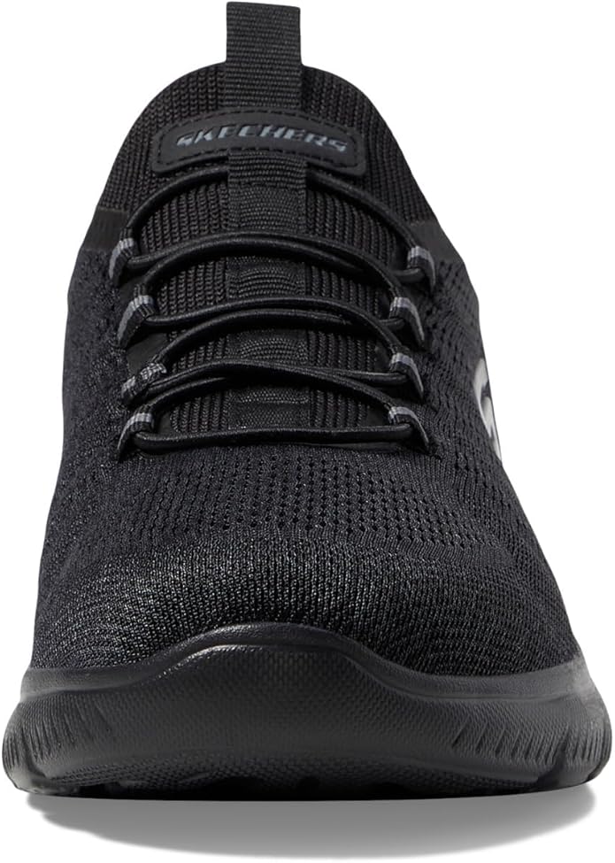 Skechers Men's Summits Key Pace Hands Free Slip - in Loafer, Black/Black 4