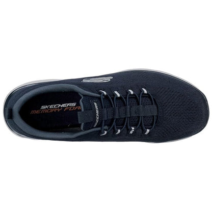 Skechers Men's Summits - Louvin Wide Width Slip - On Sneaker, Navy 232186W 4