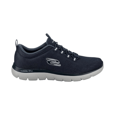 Skechers Men's Summits - Louvin Wide Width Slip - On Sneaker, Navy 232186W 1
