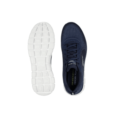 Skechers Men's Track - Glendor Wide - Navy/Lime 3
