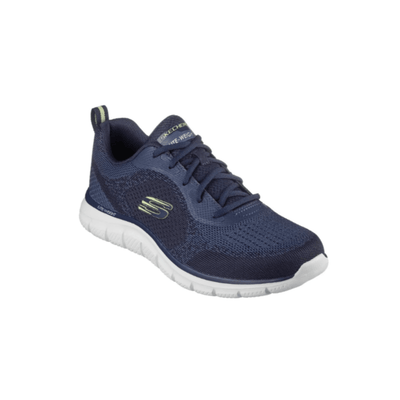 Skechers Men's Track - Glendor Wide - Navy/Lime 2