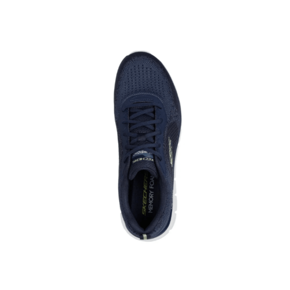 Skechers Men's Track - Glendor Wide - Navy/Lime 6