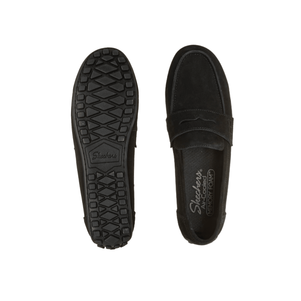 Skechers Women's Cleo Driver - Smooth Lane Loafers - Black 3