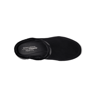 Skechers Women’s Easy Going – Seasonal Grace Suede Clog Shoes – Black 3