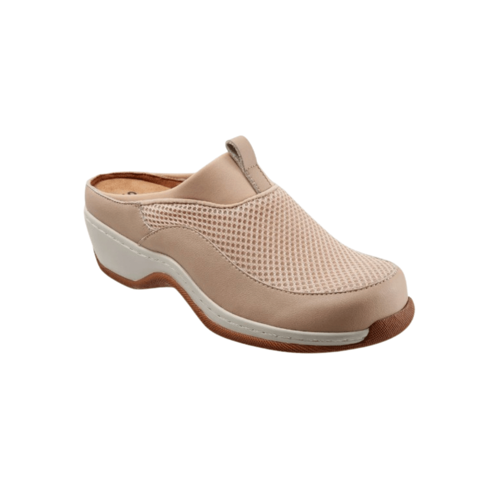 SoftWalk Aberdeen Women's Sport Slip-On Mule - Ivory 1