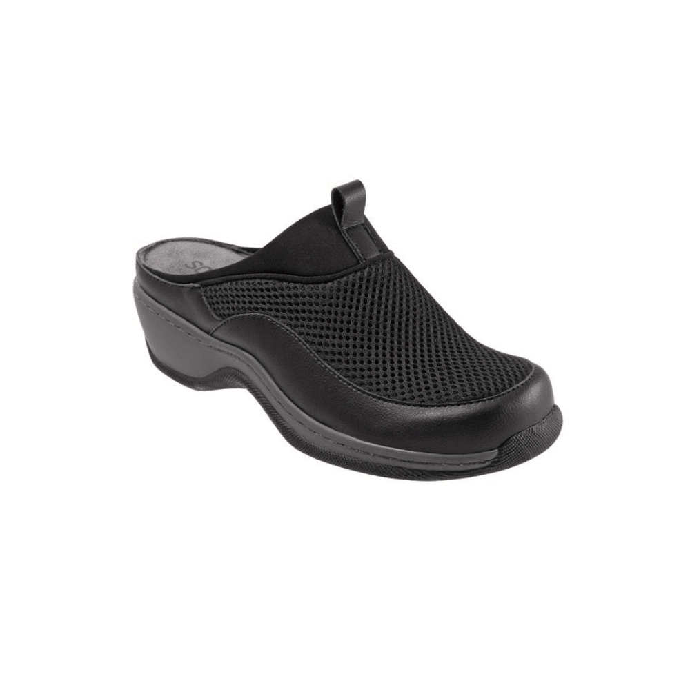 SoftWalk Women's Aberdeen Sport Mule - Black 1