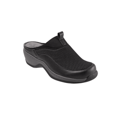 SoftWalk Women's Aberdeen Sport Mule - Black 1