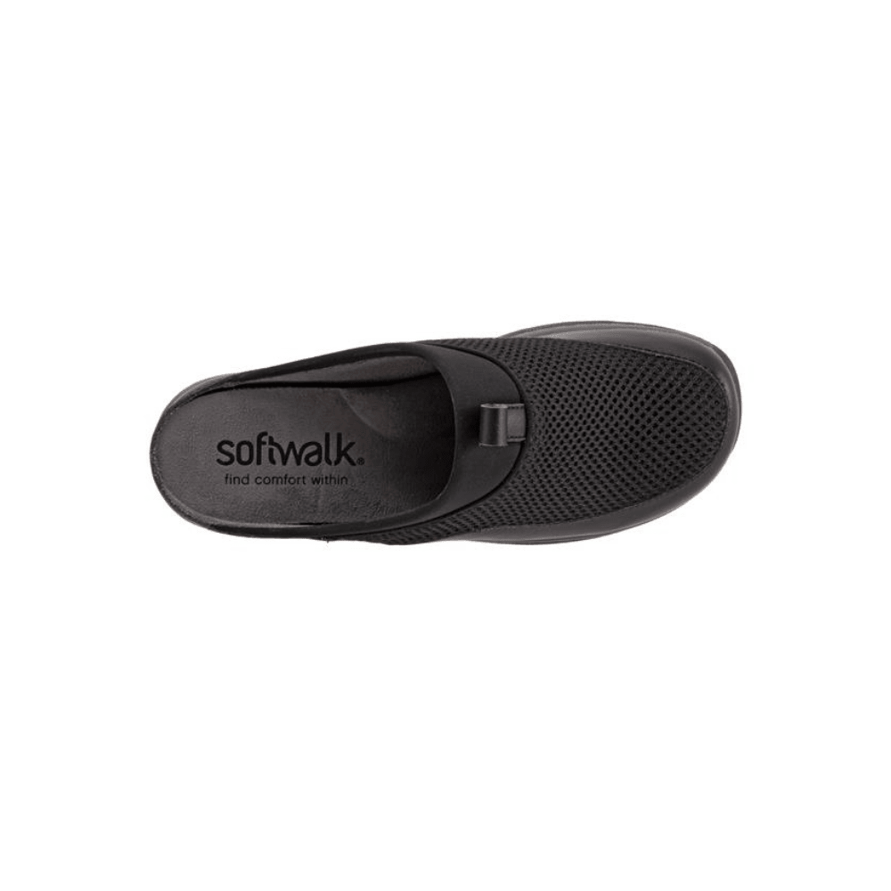 SoftWalk Women's Aberdeen Sport Mule - Black 3
