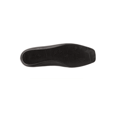 SoftWalk Women's Viana Leather Comfort Loafer Flat - Black 2