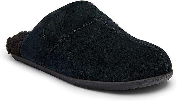 Vionic Alfons Men's Orthotic Comfort Slipper Black - Men's SlipperVionic