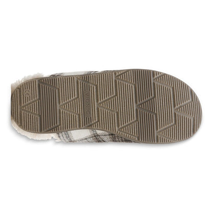 Vionic Alfons Men's Orthotic Comfort Slipper Black Plaid 4