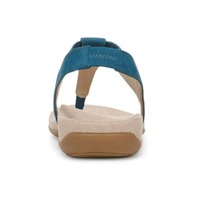 Vionic Brea Toe Post Slingback Sandal Celestial Teal Nubuck I9863L5403 5