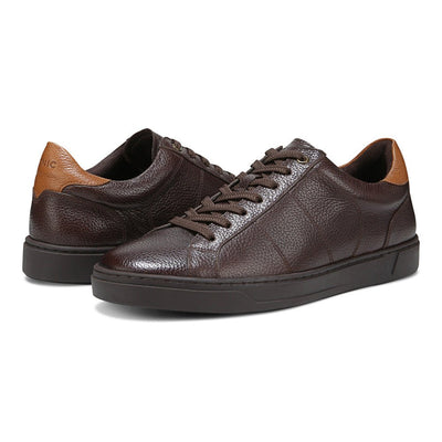 Vionic Men's Lucas II Lace Up Chocolate Brown Leather Shoes 3