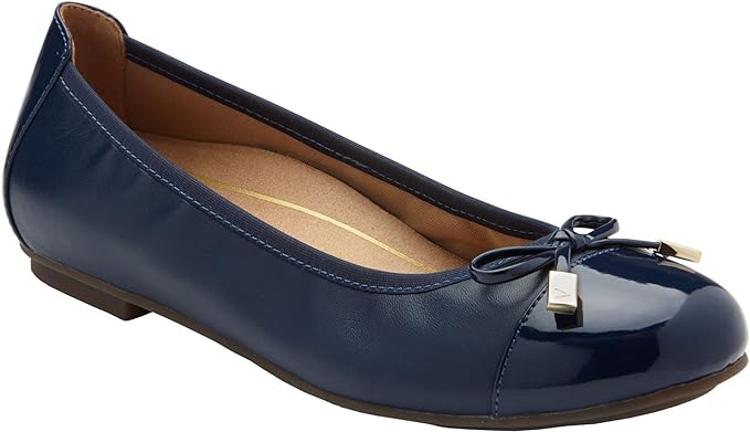 Vionic Minna 4107N Navy Nappa Leather - Women's Shoesvionic