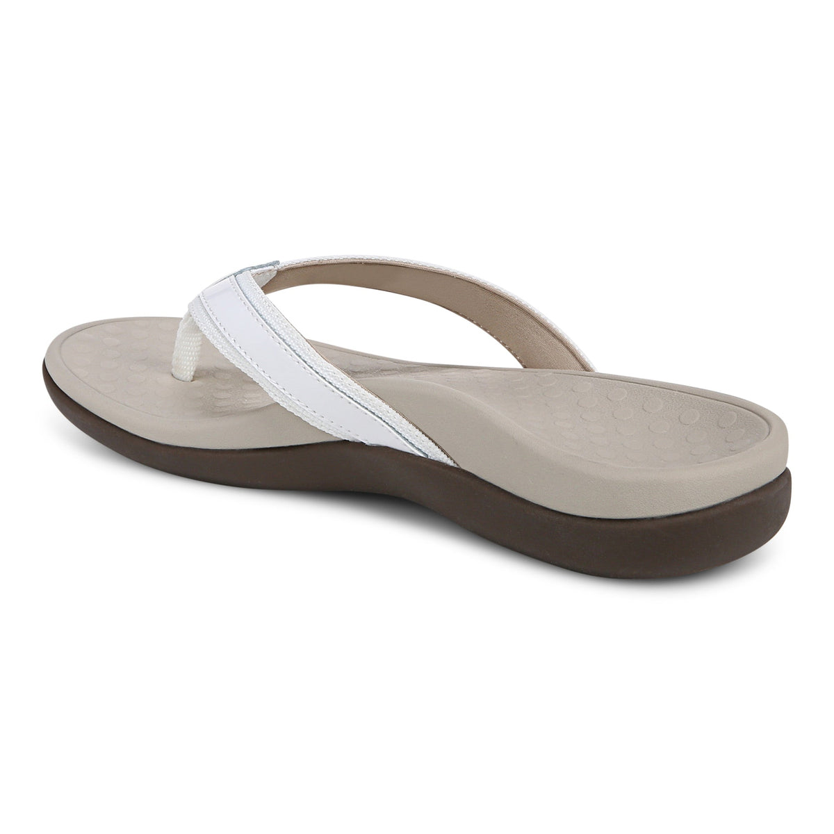 Vionic TIDE II Toe Post White Women's Flip Flop Sandal - Women's SandalVionic