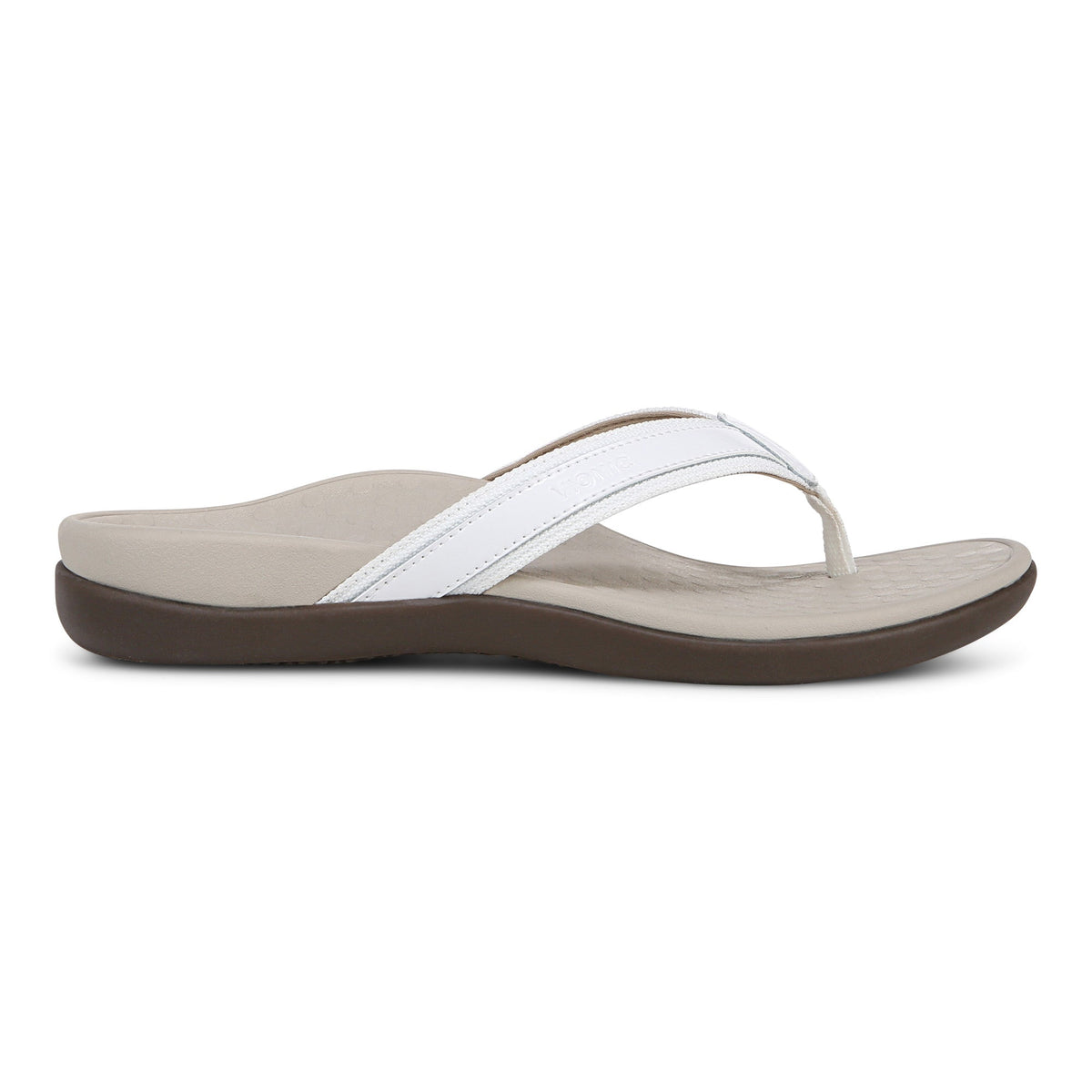 Vionic TIDE II Toe Post White Women's Flip Flop Sandal - Women's SandalVionic