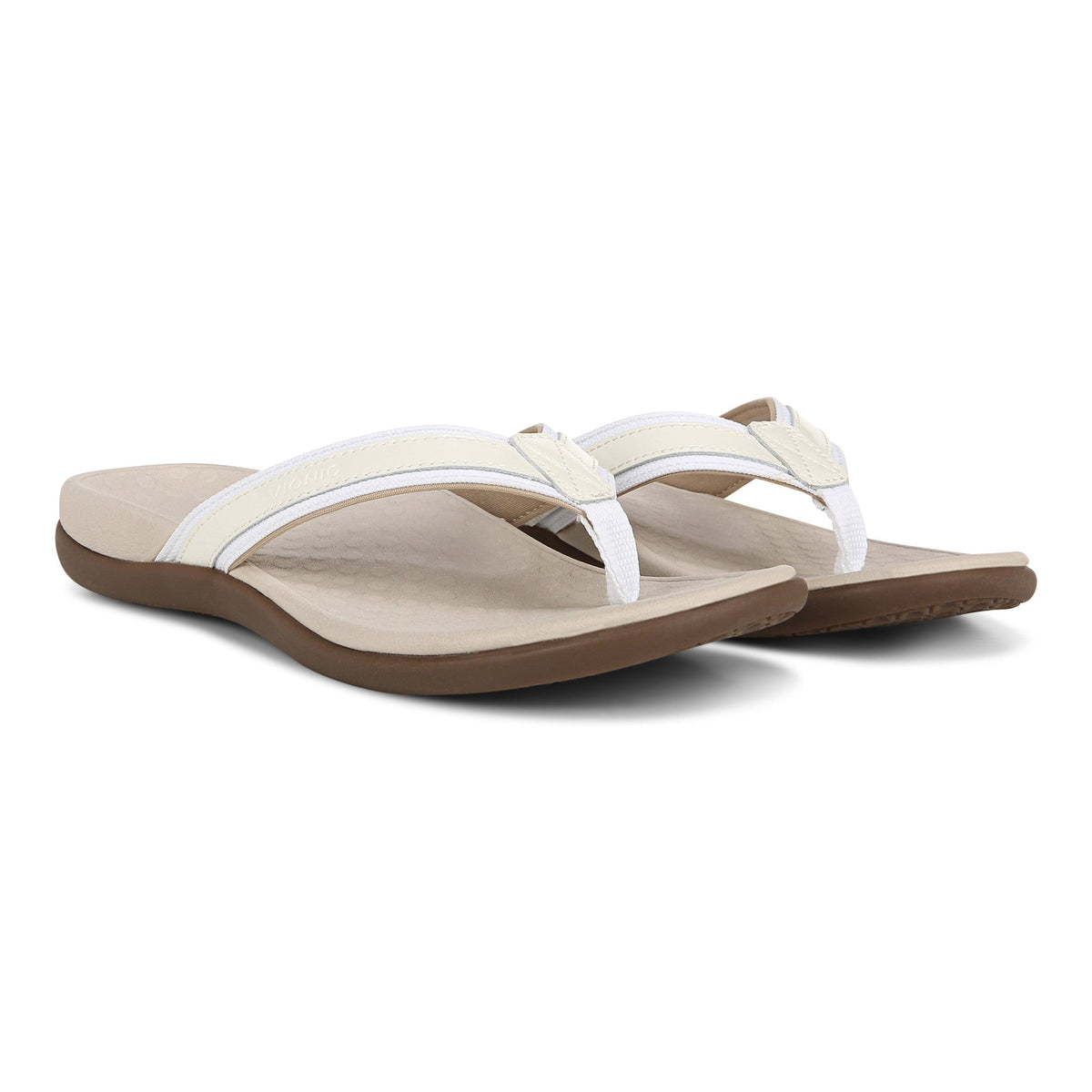 Vionic TIDE II Toe Post White Women's Flip Flop Sandal - Women's SandalVionic