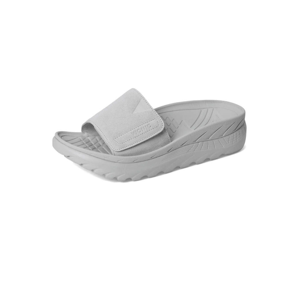Vionic Unisex Rejuvenate Recovery Sandal - Vapor Grey / Suede 7