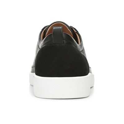 Vionic Winny Women's Black Leather Nubuck Sneakers - Wide 4