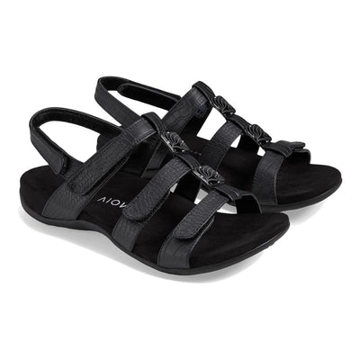 Vionic Women's Amber strappy Black Sandals 1