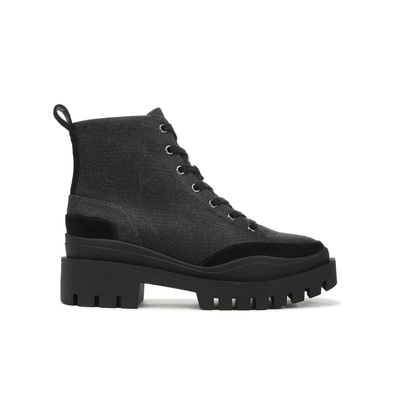 Vionic Women's Aspen Mellie Canvas Suede Ankle Boot - Supportive Waterproof 1