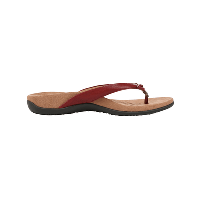 Vionic Women's Bella Leather Thong Sandals Flip - Flop Syrah I0929L1601 2