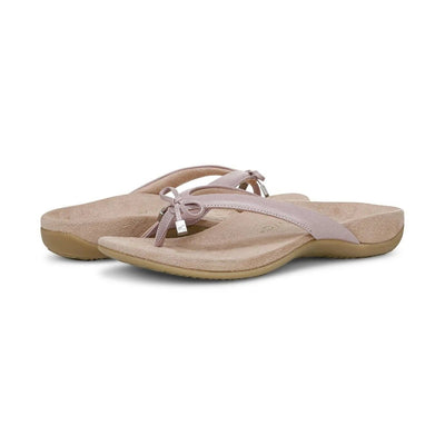 Vionic Women's Bella Toe Post Sandals Magnolia Leather Sandals 4