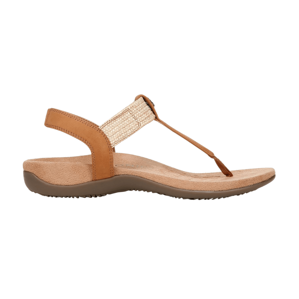 Vionic Women's Brea Heeled Sandal, Camel Nbck Leather - Women sandalvionic