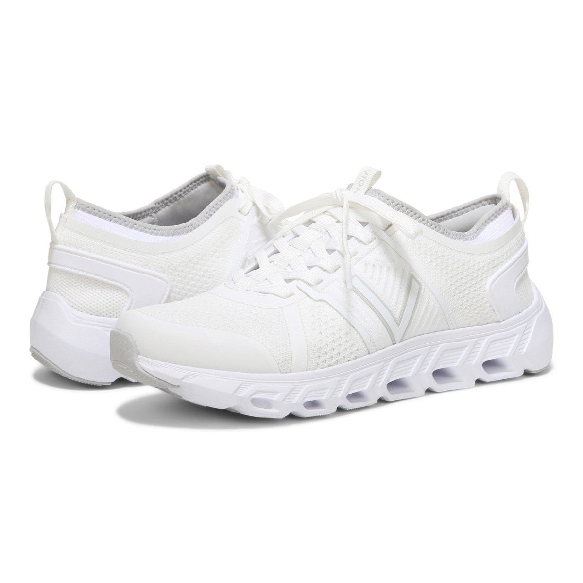 Vionic Women's Captivate Lightweight Comfort White Sneakers 4