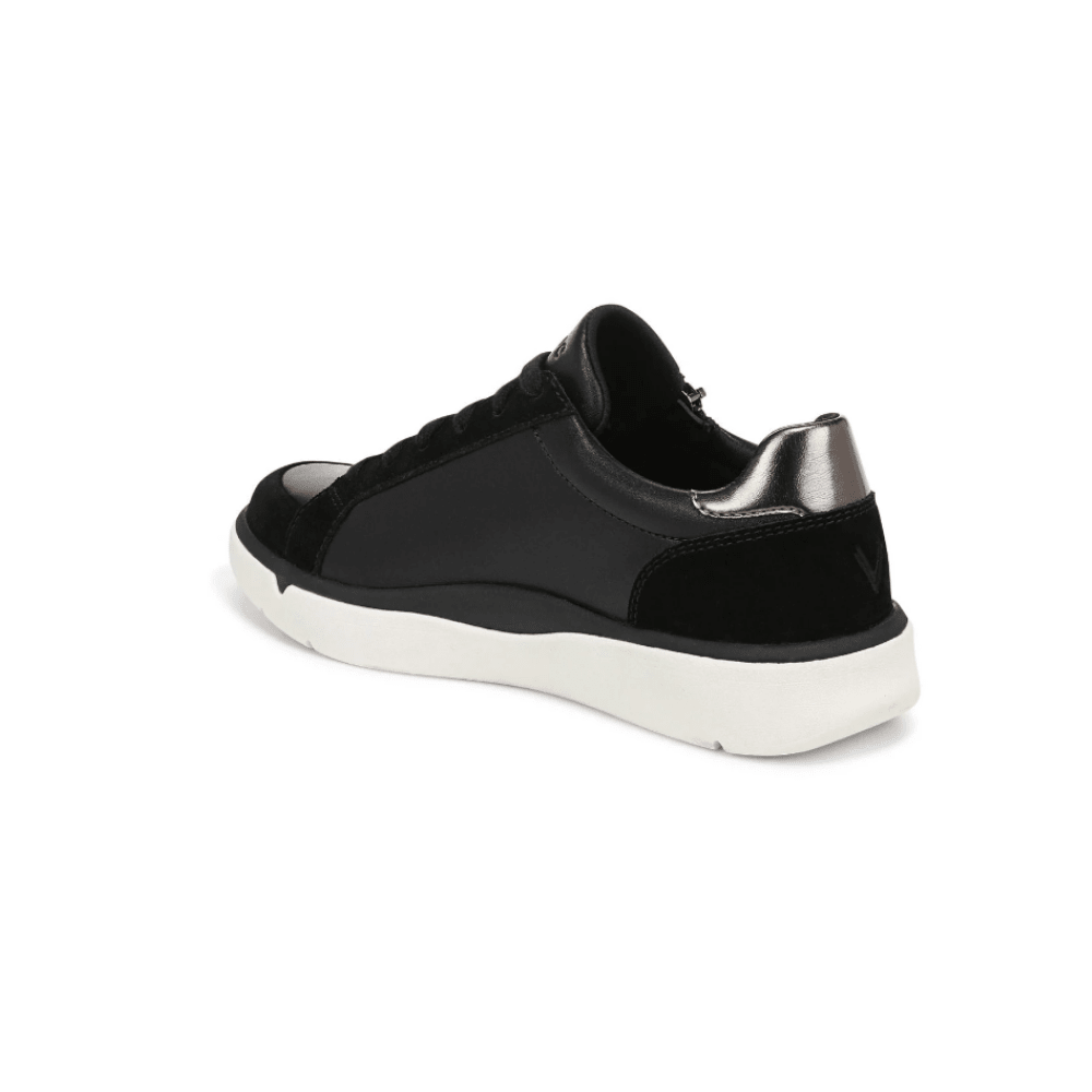Vionic Women's City Walk AXS Sneaker - Black Leather 5
