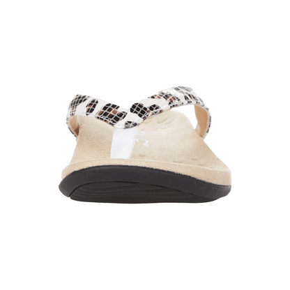 Vionic Women's Dillon with Arch Support Leather Sandals - White 5