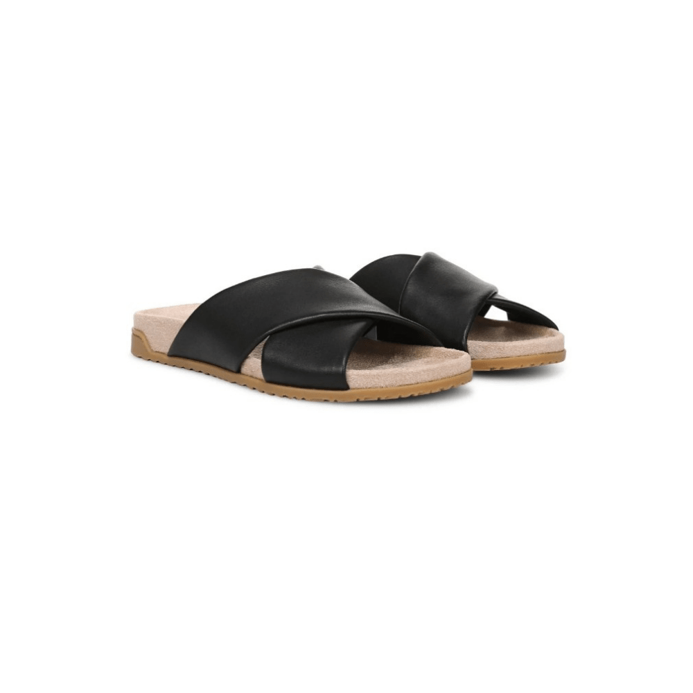 Vionic Women's Etna Orthotic Crossover Slide Sandals 2
