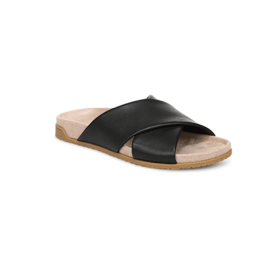 Vionic Women's Etna Orthotic Crossover Slide Sandals 1
