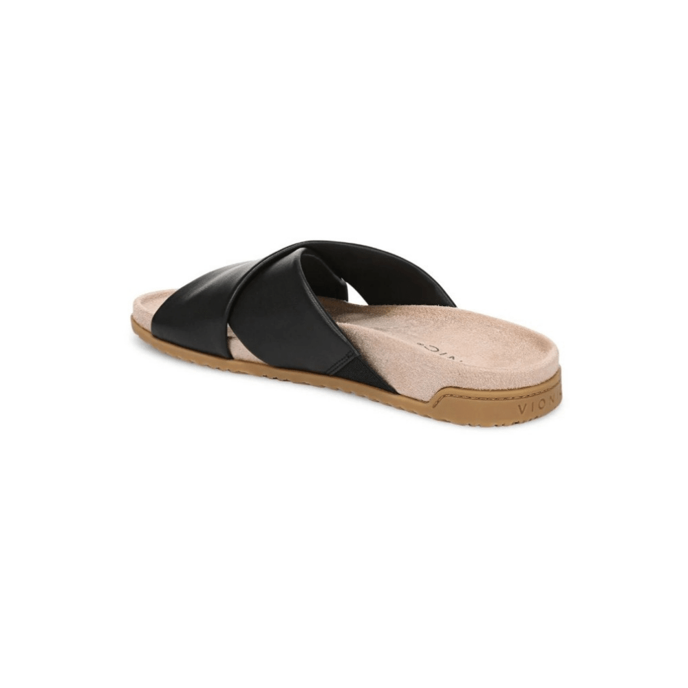Vionic Women's Etna Orthotic Crossover Slide Sandals 5