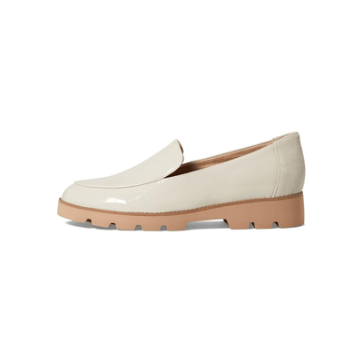 Vionic Women’s Kensley Slip - On Patent Loafers Casual Shoes - Cream 2