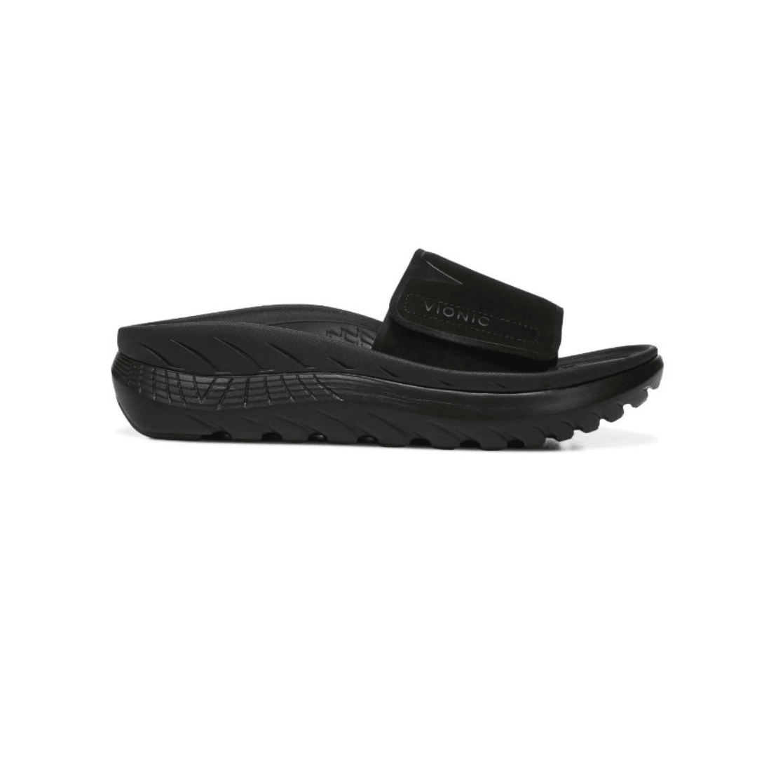 Vionic Women's Rejuvenate Recovery Sandal - Black/Black 2