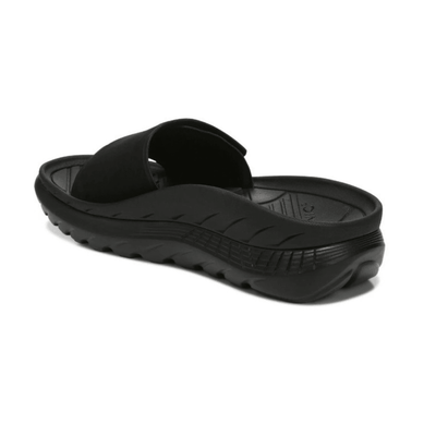 Vionic Women's Rejuvenate Recovery Sandal - Black/Black 6