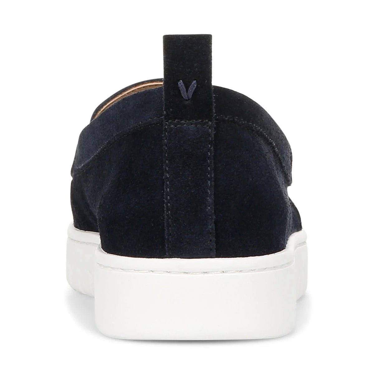 Vionic Women's Uptown Loafer Navy / White Suede Shoes 4