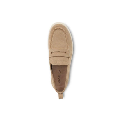 Vionic Women's Uptown Loafer Sand Suede Shoes 3