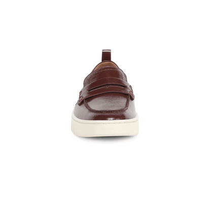 Vionic Women’s Uptown Orthotic Packable Loafers – Mulled Wine Patent Leather 6