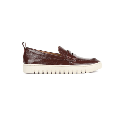 Vionic Women’s Uptown Orthotic Packable Loafers – Mulled Wine Patent Leather 2